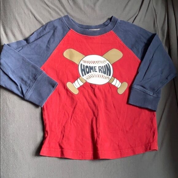 🍭6/$30 Jumping Beans Home Run Baseball Shirt 3T - Picture 1 of 4
